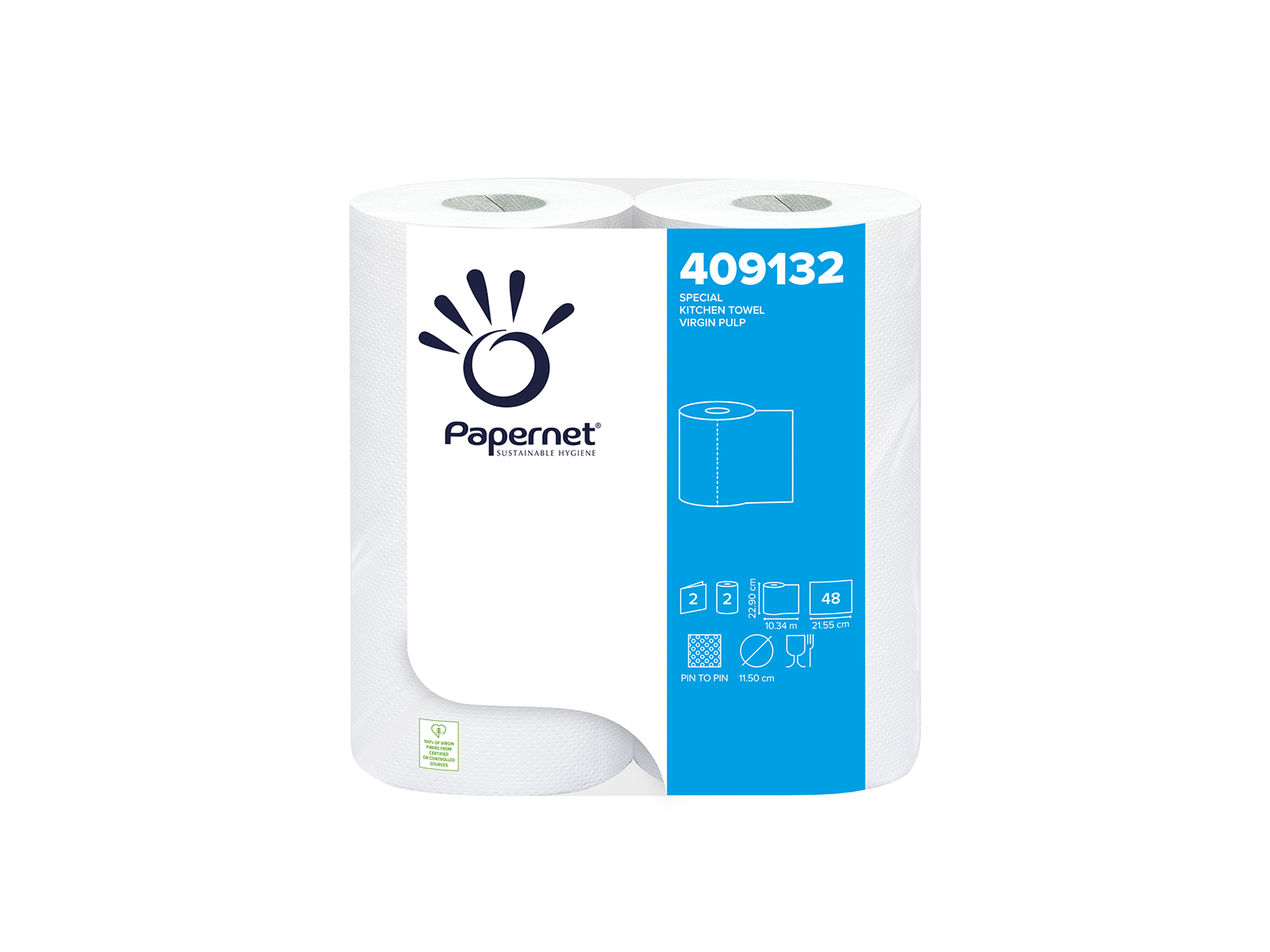 Ręcznik kuchenny PAPERNET 409132 2 rolki